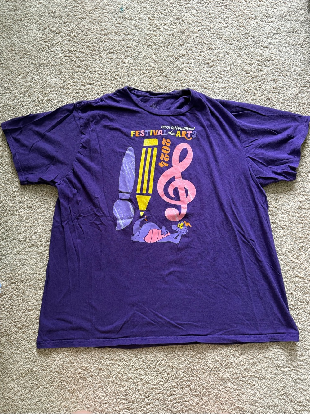 Disney Parks | EPCOT Festival of the Arts 2024 Unisex Shirt Featuring Figment